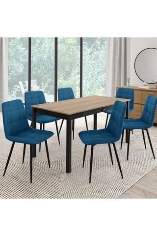 6 sillas Linda - 46 x 88 x 55 cm