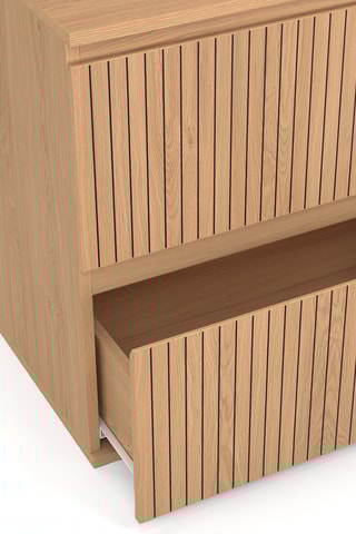 Mueble de cuarto de baño de 2 cajones - 60 x 60 x 45 cm