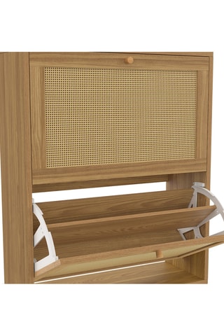 Zapatero Erin de 2 puertas abatibles - 60 x 23,5 x 83,5 cm