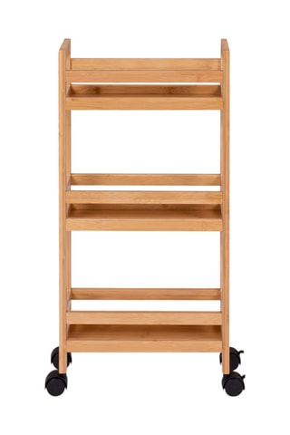 Mueble auxiliar de bambú de 3 niveles Maya - 36 x 74,5 x 15 cm