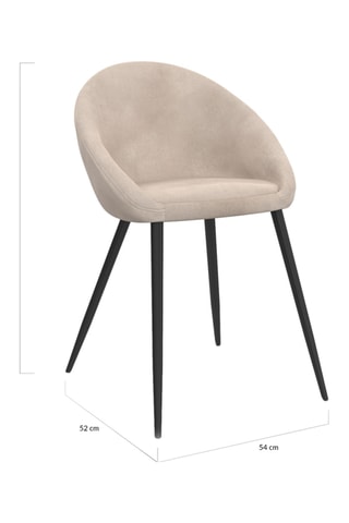 4 sillas Dory - 54 x 77 x 52 cm