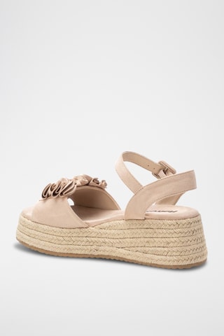 Sandales compensées - Beige