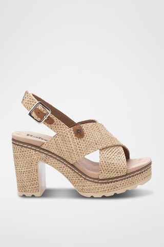 Sandales à talons - Taupe