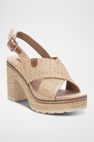 Sandales à talons - Taupe