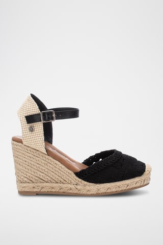 Espadrilles compensées - Noir