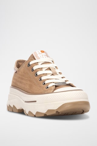 Baskets plateformes - Taupe