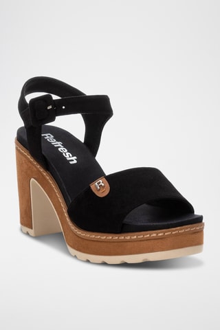 Sandales à talons - Noir