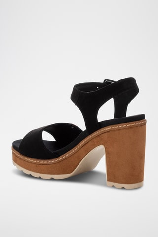 Sandales à talons - Noir