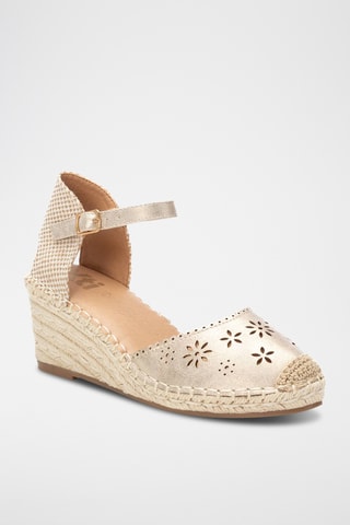 Espadrilles compensées - Doré