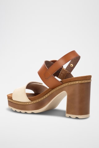 Sandales à talons - Camel