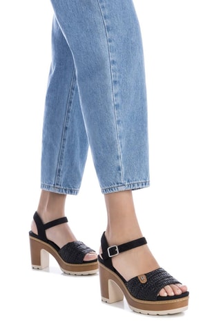 Sandales à talons - Noir