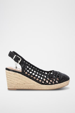 Espadrilles compensées - Noir