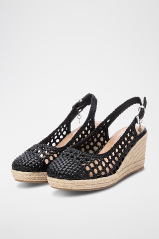 Espadrilles compensées - Noir