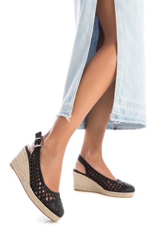 Espadrilles compensées - Noir