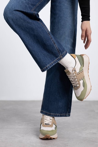 Baskets plateformes - Beige