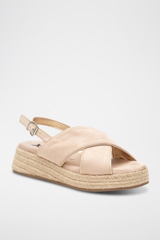 Sandales plateformes - Beige