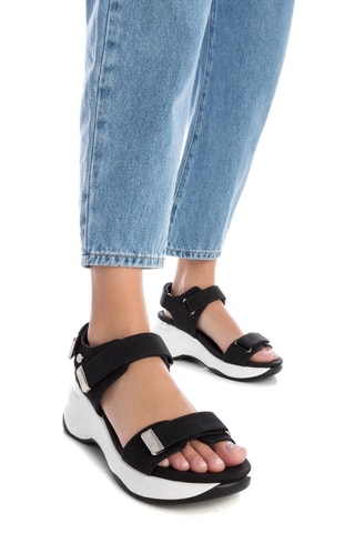 Sandales compensées - Noir