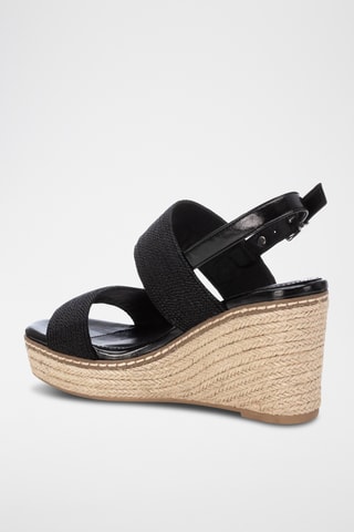 Espadrilles compensées - Noir