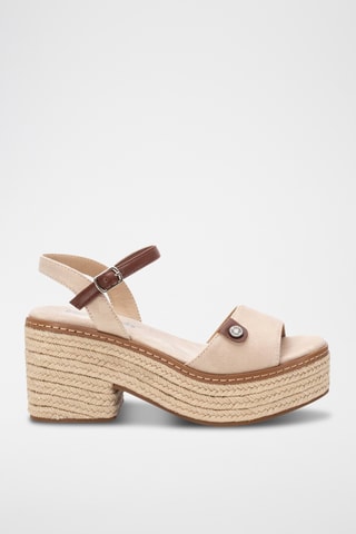 Sandales à talons - Beige