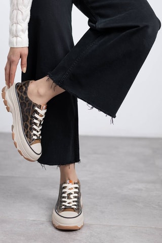 Baskets plateformes - Camel