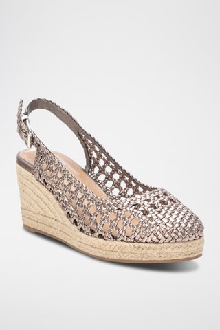 Espadrilles compensées - Doré