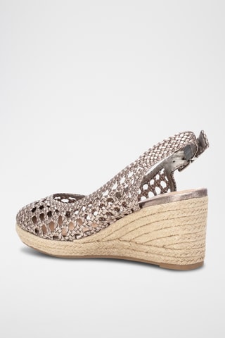 Espadrilles compensées - Doré