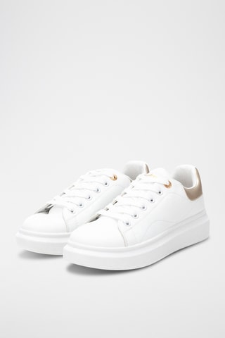 Baskets - Blanc et doré