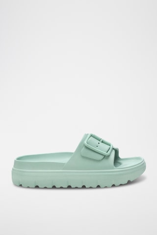 Mules plateformes - Vert d’eau