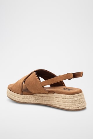 Sandales plateformes - Camel