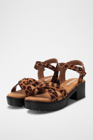 Sandales à talons - Camel