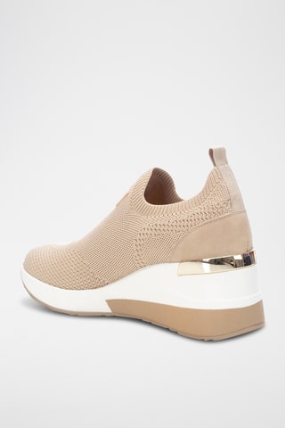 Baskets compensés - Beige