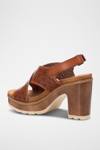 Sandales à talons - Camel