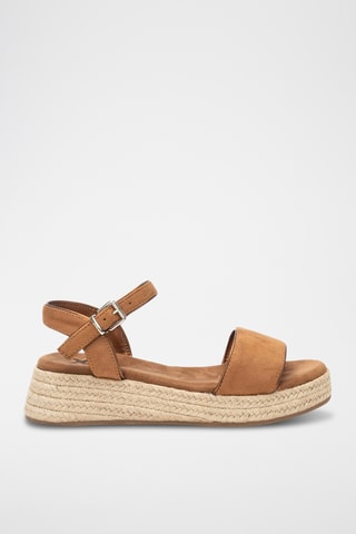 Sandales plateformes - Camel