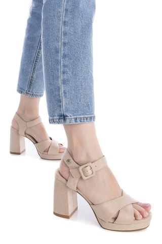 Sandales à talons - Beige