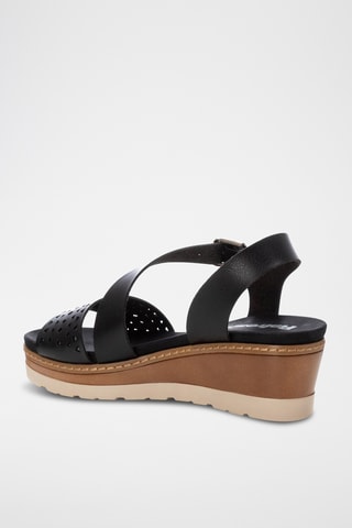 Sandales compensées - Noir