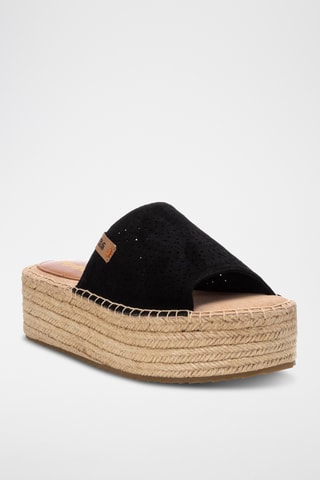 Mules plateformes - Noir