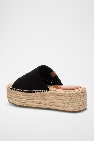 Mules plateformes - Noir