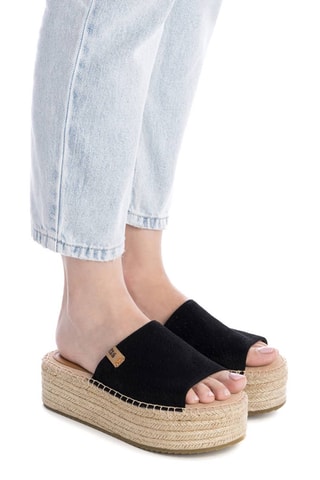 Mules plateformes - Noir