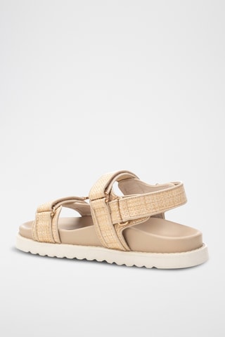 Sandales plateformes - Beige