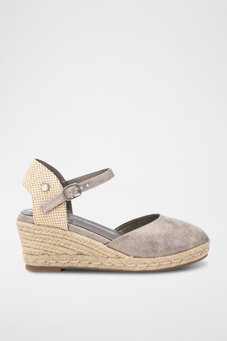 Espadrilles compensées - Argenté