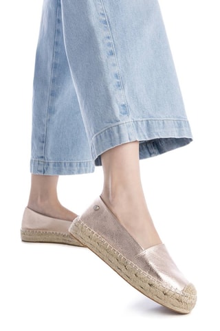 Espadrilles en cuir - Rose