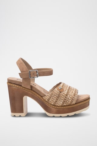 Sandales à talons - Taupe