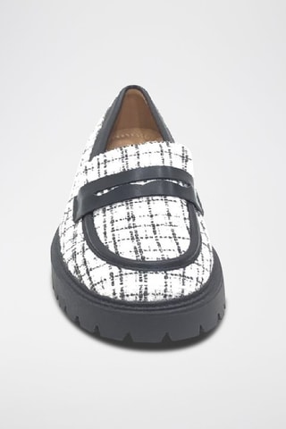 Mocasines con plataforma - Negro y blanco