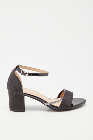 Sandalias de tacón - Negro