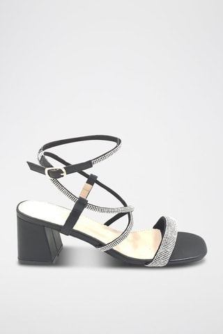 Sandalias de tacón - Negro