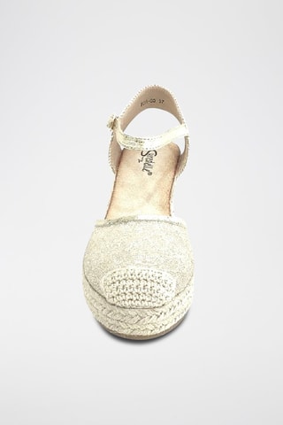 Sandali con zeppa - Dorato