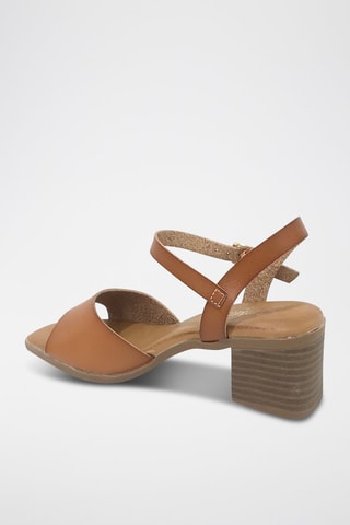 Sandali con tacco - Cammello