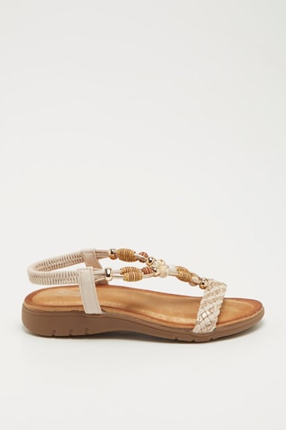 Sandalias - Beige