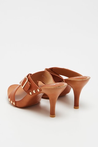 Sandalias de tacón - Camel