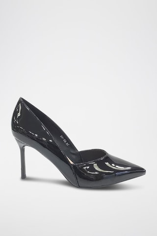 Zapatos con brillo de tacón - Negro